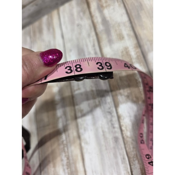 2- Genuine Eel Skin Clutch Purse Brown Gray Evening Bag Removeable Strap READ - Picture 16 of 16